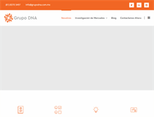 Tablet Screenshot of grupodna.com.mx